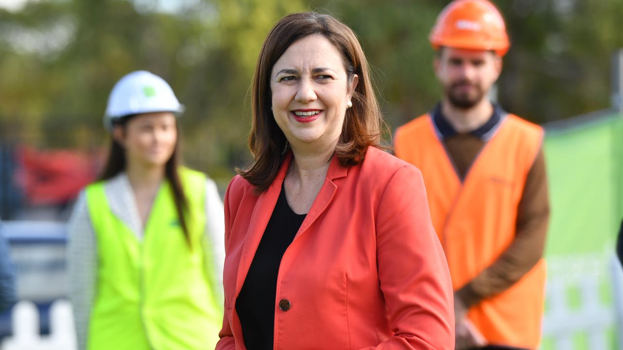 Queensland Premier Annastacia Palaszczuk says the federal government and her government are on the same page. Picture: AAP Image/Darren England