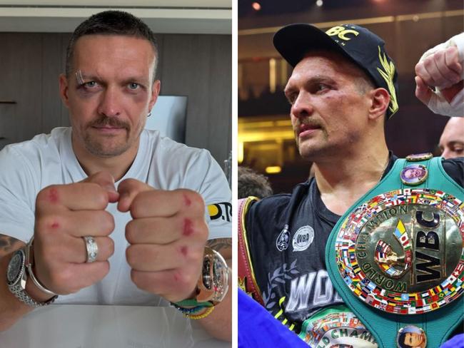 Oleksandr Usyk has been suspended