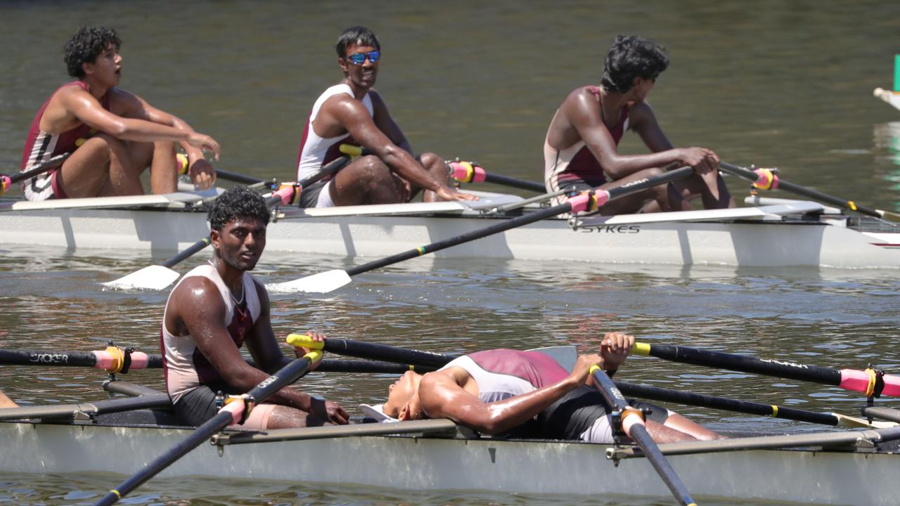 144th Barwon Regatta: School rowing coxed 4. Picture: Mark Wilson