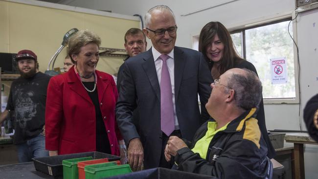 Prime Minister Malcolm Turnbull visited Fairhaven in Point Clare to announce the NDIS funding deal