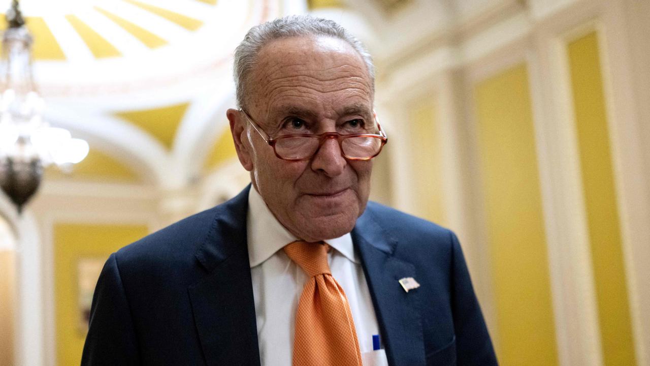 “Bipartisanship, which has been the trademark of the senate, prevailed and the American people can breathe a sigh of relief,” Chuck Schumer said. Picture: ANDREW CABALLERO-REYNOLDS/AFP