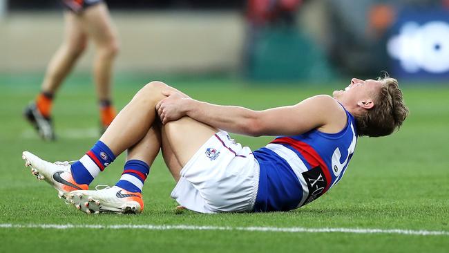 Naughton has recovered from a serious knee injury. Picture: Getty Images