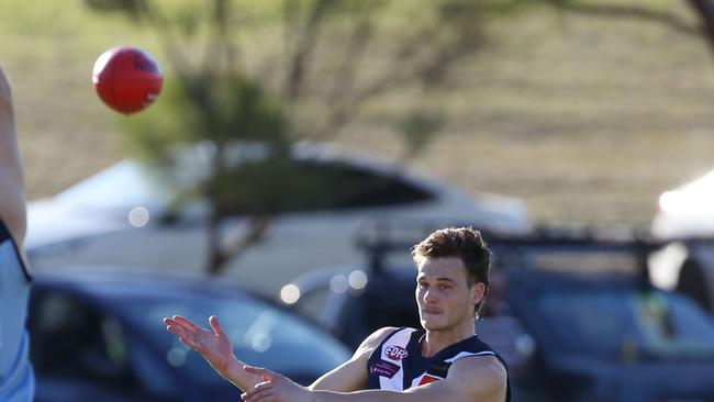 Aaron Clarke finished with five goals. Picture: Stuart Milligan