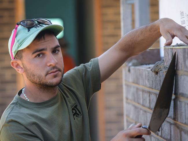 Wednesday NOVEMBER  21 2023 Antony Tedesco is a master bricklayer who has shared his thoughts about how the apprenticeship system can be improved in SA .Picture:Roy VanDerVegt