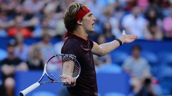 Alexander Zverev blows up.