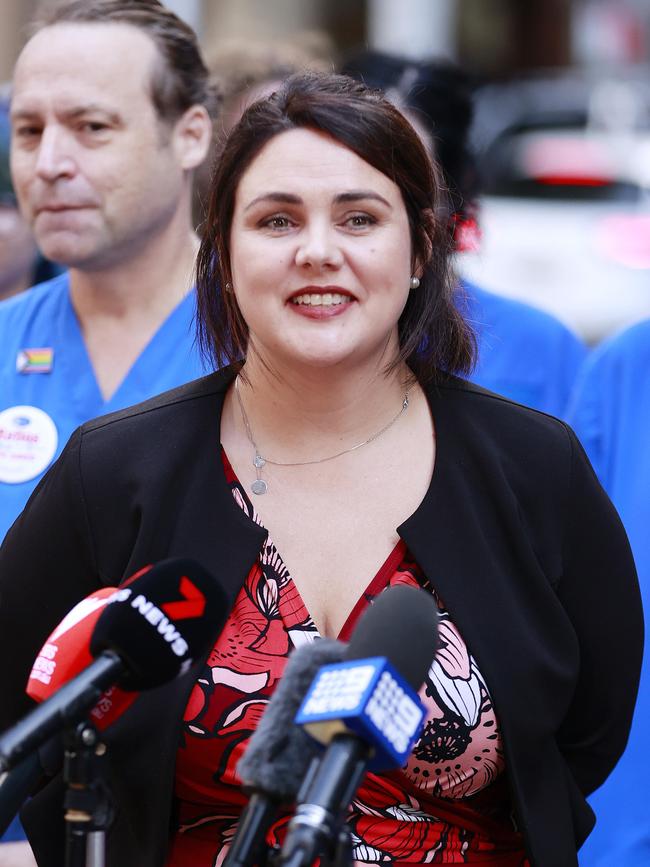 NSWNMA General Secretary Shaye Candish. Picture: Tim Hunter.