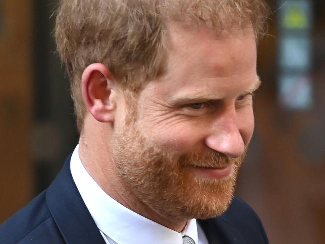 LONDON, ENGLAND - JUNE 07: Prince Harry, Duke of Sussex departs the Rolls Building of the High Court after giving evidence during the Mirror Group phone hacking trial on June 6, 2023 in London, England. Prince Harry is one of several claimants in a lawsuit against Mirror Group Newspapers related to allegations of unlawful information gathering in previous decades. (Photo by Kate Green/Getty Images)