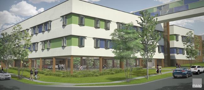 Artist’s impression of Acute Mental Health Unit at Ipswich Hospital. Construction will start next week.