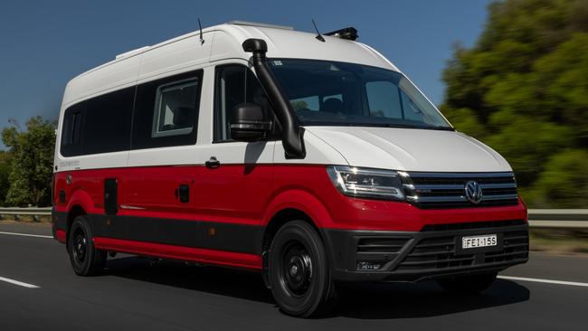 The Kampervan is based on the Volkswagon Crafter van. Picture: Supplied.