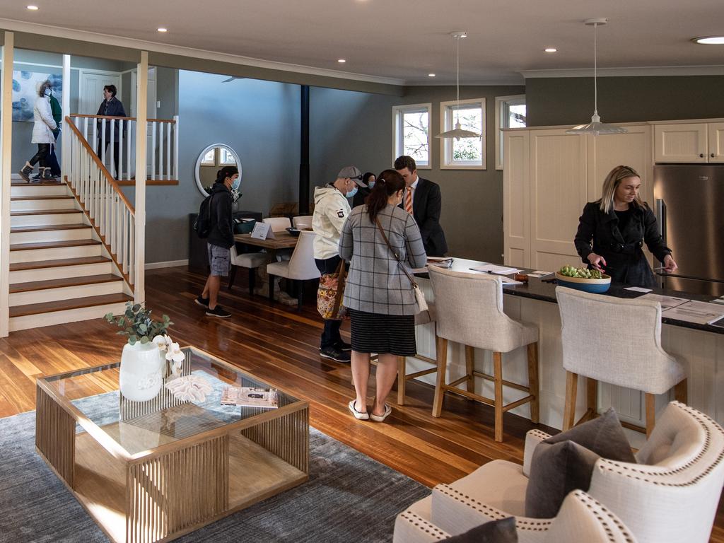 Busy open homes will continue. Picture: James Gourley/The Sunday Telegraph