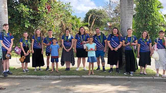 MAKING A DIFFERENCE: It may have been a confronted experience in Vanuatu for nine Chinchilla Christian College students, however they have come back changed people after their mission trip. Picture: Social Media