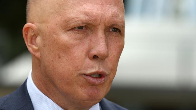 Opposition Leader Peter Dutton. Picture NewsWire / David Clark