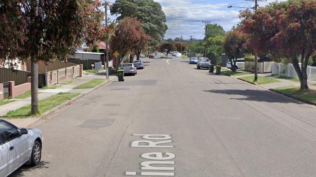 A man was found with multiple stab wounds on a suburban street in Sydney’s west overnight at Pine Rd, Auburn. Picture: Google