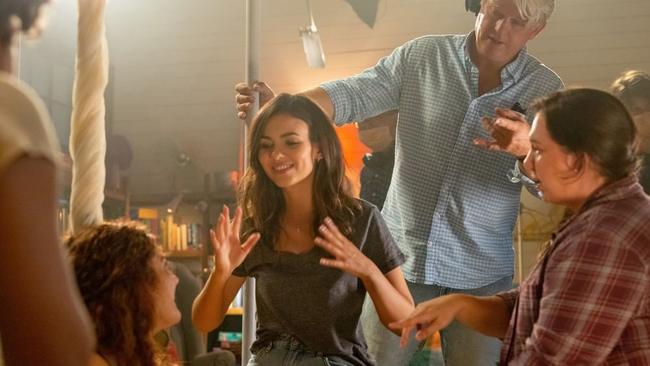 American actor Victoria Justice led the Australian cast in the romantic comedy. Picture: Instagram / @screenqueensland