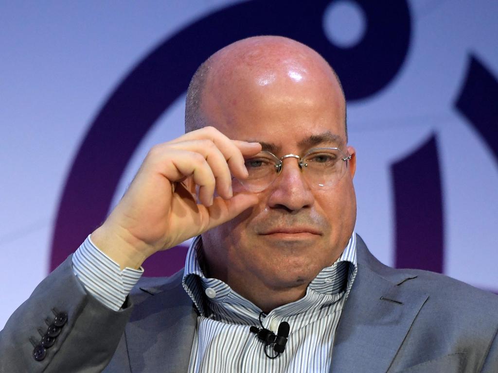 CNN President Jeffrey Zucker gives a speech on the first day of the Mobile World Congress (MWC) in Barcelona. Picture: Lluis Gene/AFP