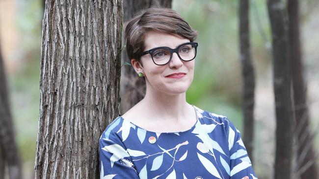 Greens candidate for South Brisbane Amy MacMahon. Picture: Ric Frearson