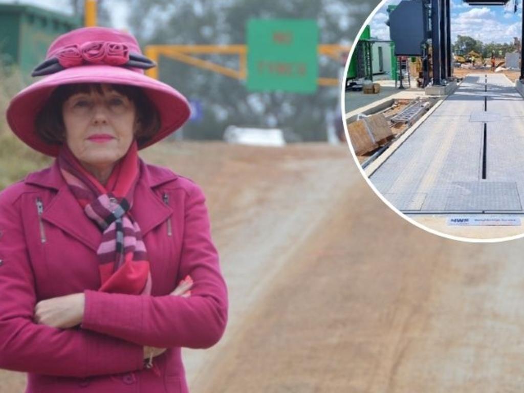 South Burnett Mayor Kathy Duff outside the Murgon Waste Facility.