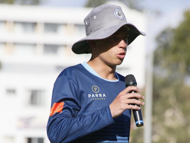 Parramatta captain Blake Noorbergen after the match. Picture: Warren Gannon Photography