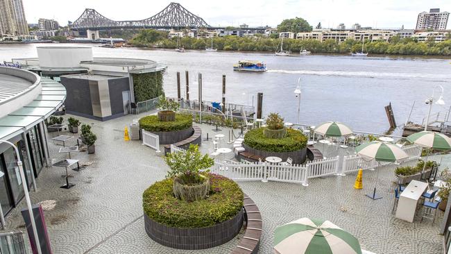 July 2022: Eagle Street Pier prior to demolition. Picture: Richard Walker
