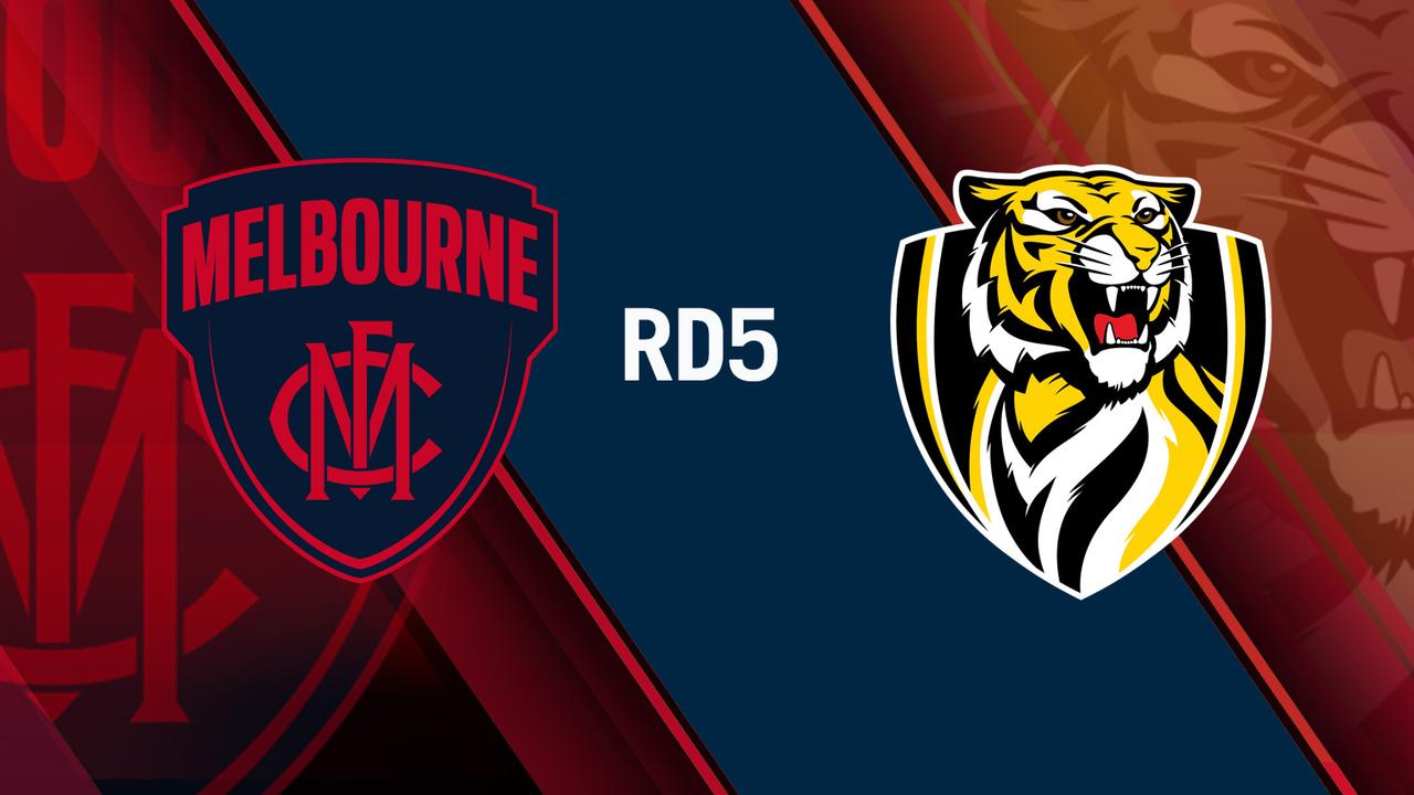 Melbourne faces Richmond in Round 5 of the 2018 AFL season.