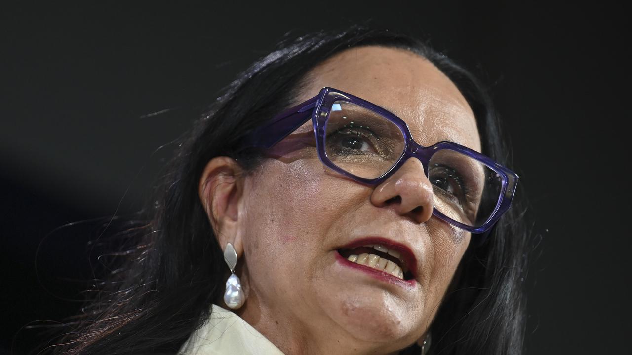 Linda Burney addressed the National Press Club of Australia on Wednesday. Picture: NCA NewsWire / Martin Ollman