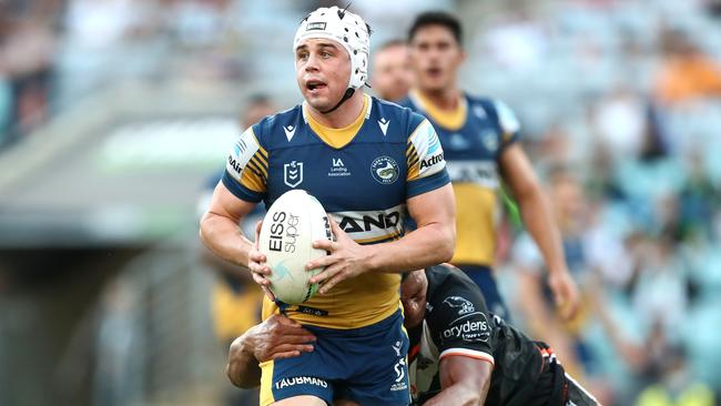 Canterbury’s successful pursuit of Parramatta hooker Reed Mahoney puts further pressure on its salary cap. Picture: Getty Images