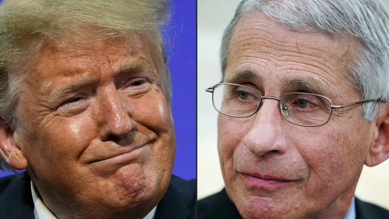 There appeared to be a difference of opinion at the time between Fauci and then US President Donald Trump. Pictures by Saul Loeb and Mandel Ngan/AFP