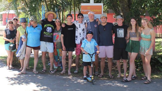 The Hickson family, after missing many family milestones thisyear, caught up for a family reunion in Byron Bay recently.