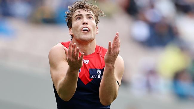 Jack Viney has a lot of balls in the air — he’s selling two houses, raising a 10 month old, and part of the Dee’s efforts to keep their perfect 2021 season rolling Picture: Michael Klein