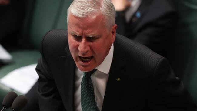 Deputy Prime Minister Michael McCormack was much more calm than he appeared last week. Picture: Kym Smith