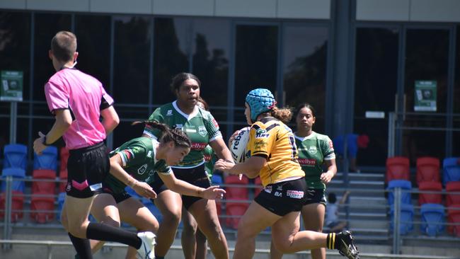 Harvey Norman under 19s game between the Ipswich Jets and Sunshine Coast Falcons. Saturday March 4, 2023. Picture, Nick Tucker.
