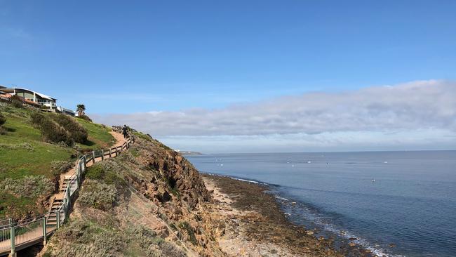 The stunning Marino to Hallett Cove boardwalk. Picture: Katelin Nelligan