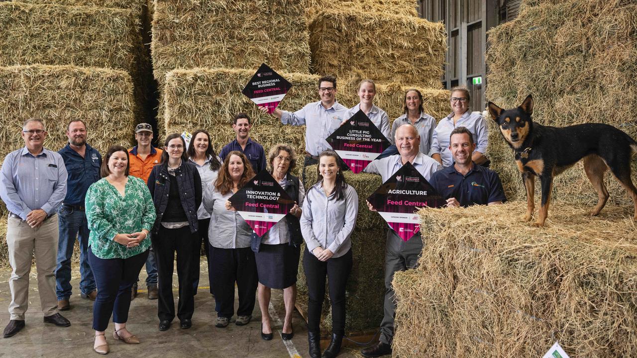 Feed Central wins four titles at the Little Pig Consulting Business Excellence Awards including Business of the Year, Tuesday, October 22, 2024. Picture: Kevin Farmer