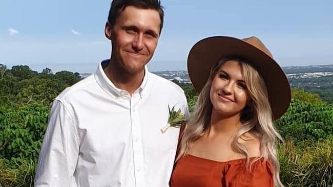 Jake Donnelly and his fiance Samantha Browne.