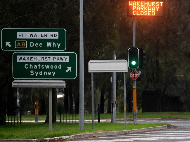 Wakehurst Parkway is closed about six times a year due to flooding. Picture: Jeremy Piper