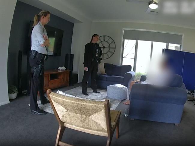 Mr Crawford was arrested in his home. Picture: Queensland Police