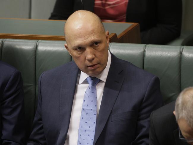 Home Affairs Minister Peter Dutton. Picture: AP