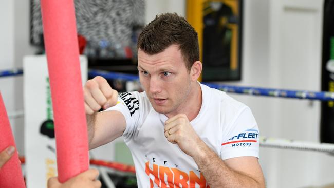 Australian boxer Jeff Horn says he is ready for Mundine. Picture: AAP