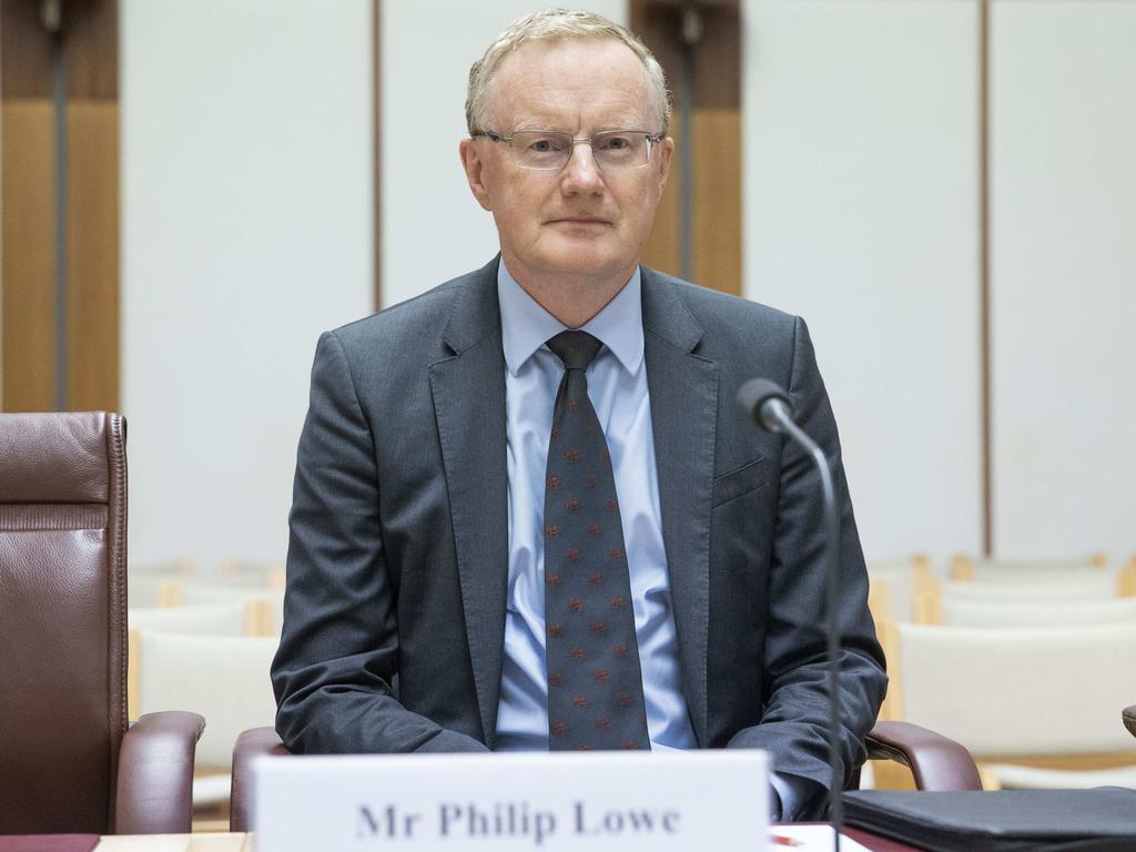 RBA Governor Dr Philip Lowe has had to do a lot of apologising. Picture: Gary Ramage/NCA NewsWire