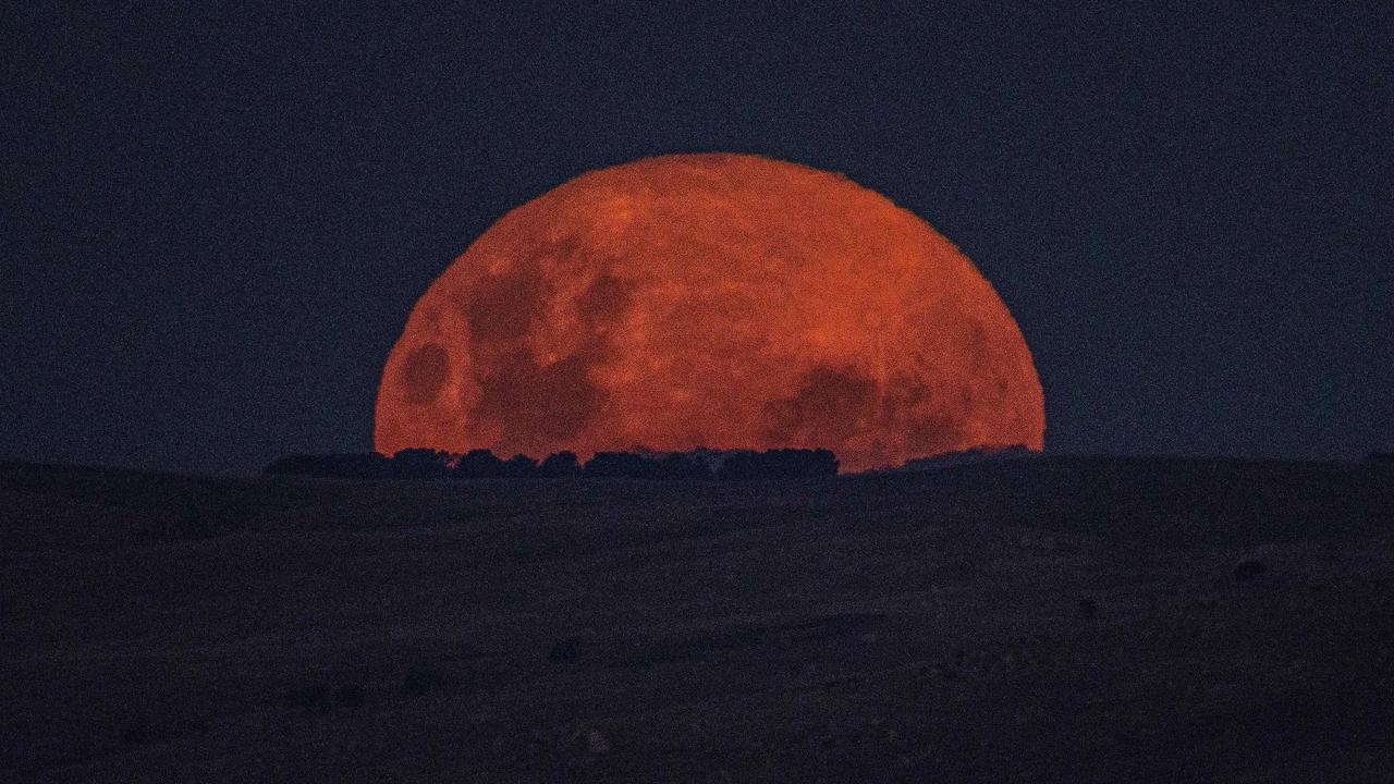 ‘Pink’ supermoon shines bright across Australian skies Herald Sun