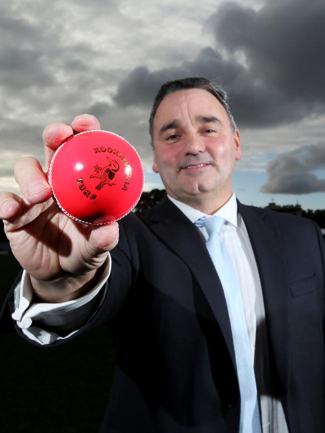 SACA CEO Keith Bradshaw aid the benefits of hosting the world’s most popular Test team at Adelaide Oval outweighed the loss of the day-night fixture. Picture: Simon Cross