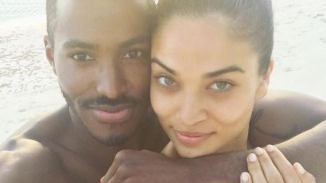 Shanina Shaik and her fiance DJ Ruckus (aka Gregory Andrews) Picture: Instagram