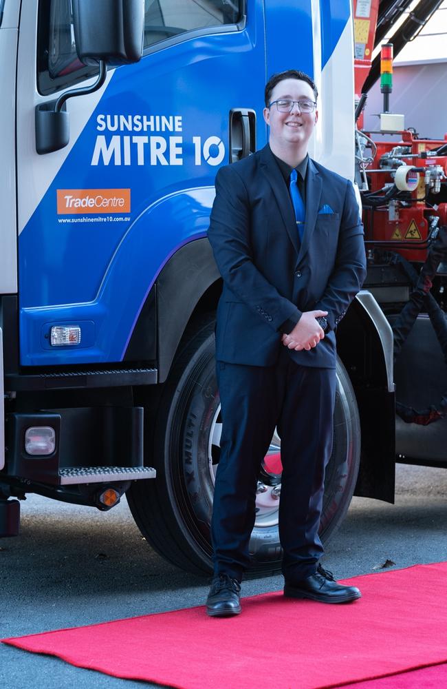 Matthew Cooley arrives at The Pavillion for Victory College's 2023 Formal. June 23, 2023. Picture: Christine Schindler