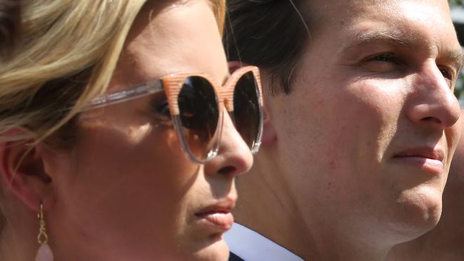 It could be a rude awakening for Ivanka Trump and Jared Kushner under the new White House Sheriff. Picture: AFP PHOTO / Tasos Katopodis