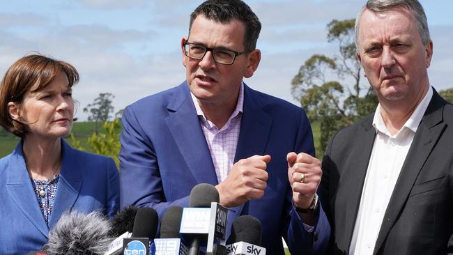 Premier Daniel Andrews wants weekly garbage collections maintained.