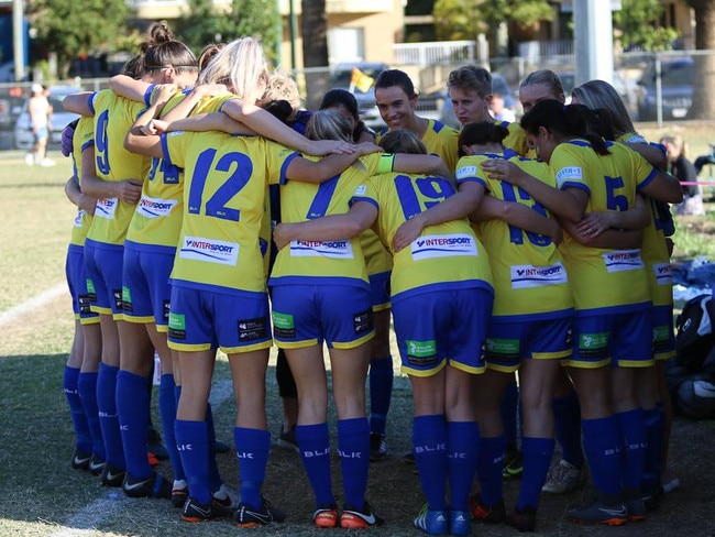 Broadbeach United's BWPL team. SUPPLIED