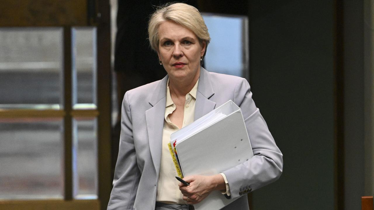 Tanya Plibersek arrives for Question Time at Parliament House in Canberra. Picture: NCA NewsWire/Martin Ollman