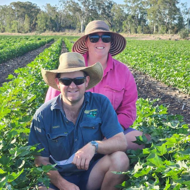 Scott and Krystal Muller of Biloela in Queensland. Picture: Supplied