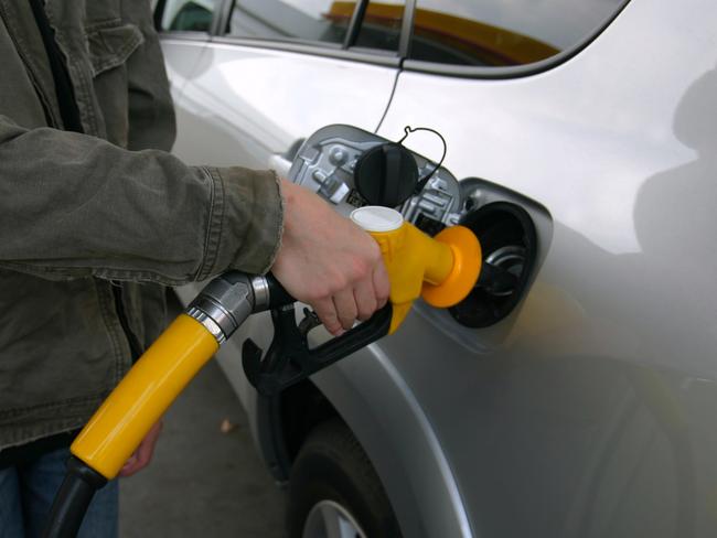 Filling Up with gas or petrol at the bowser