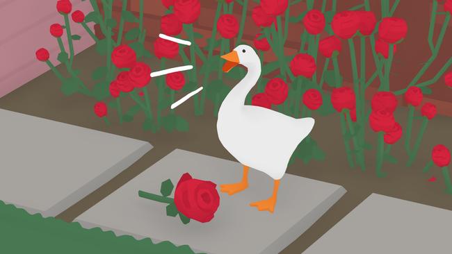 Players are a “horrible goose” whose aim is to “create mischief and mayhem” in the hilarious Untitled Goose Game.